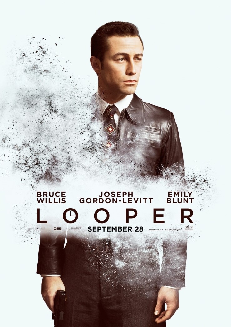 루퍼 (Looper) 2장의 최신포스터 / 미국SF영화..조셉 고든 레빗,브루스 윌리스,에밀리 블런트,제프 다니엘스 출연등등