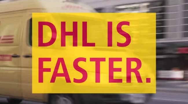 경쟁사 디스광고의 새로운 전략을 선보인 Dhl Is Faster 광고 네이버 블로그 2066