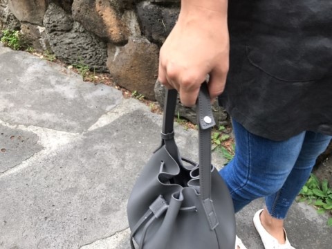 New HYEMADE mini tote cross buckle bag 3C bag