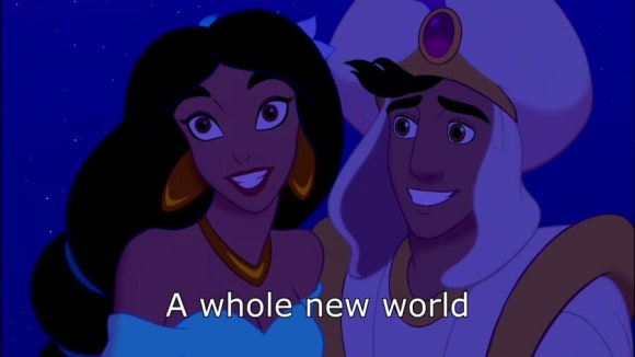 [알라딘 OST] 'A Whole New World' 가사/번역/해석/듣기 : 네이버 블로그