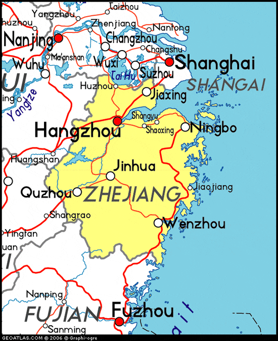 절강성(저장성) 지도와 소개 (Maps of Zhejiang province) 네이버 블로그